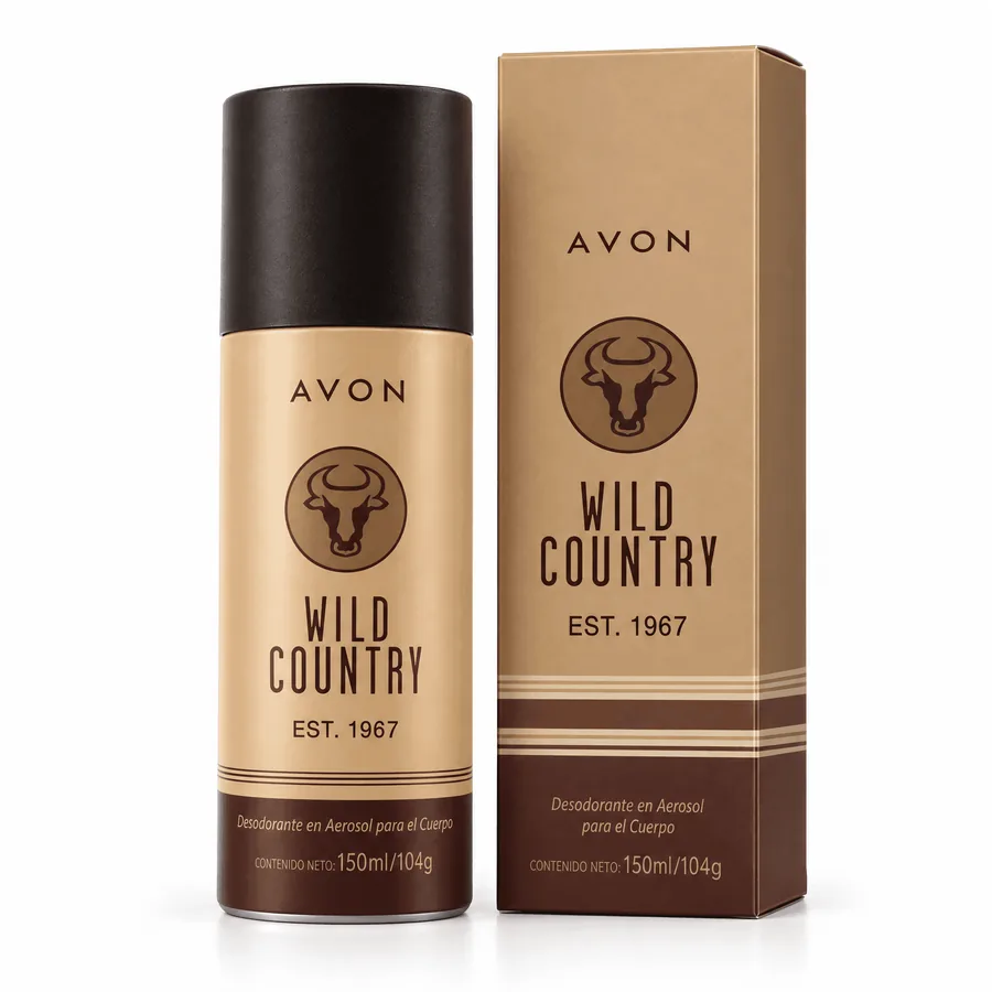 Desodorante Corporal en Aerosol Avon Wild Country 150ml