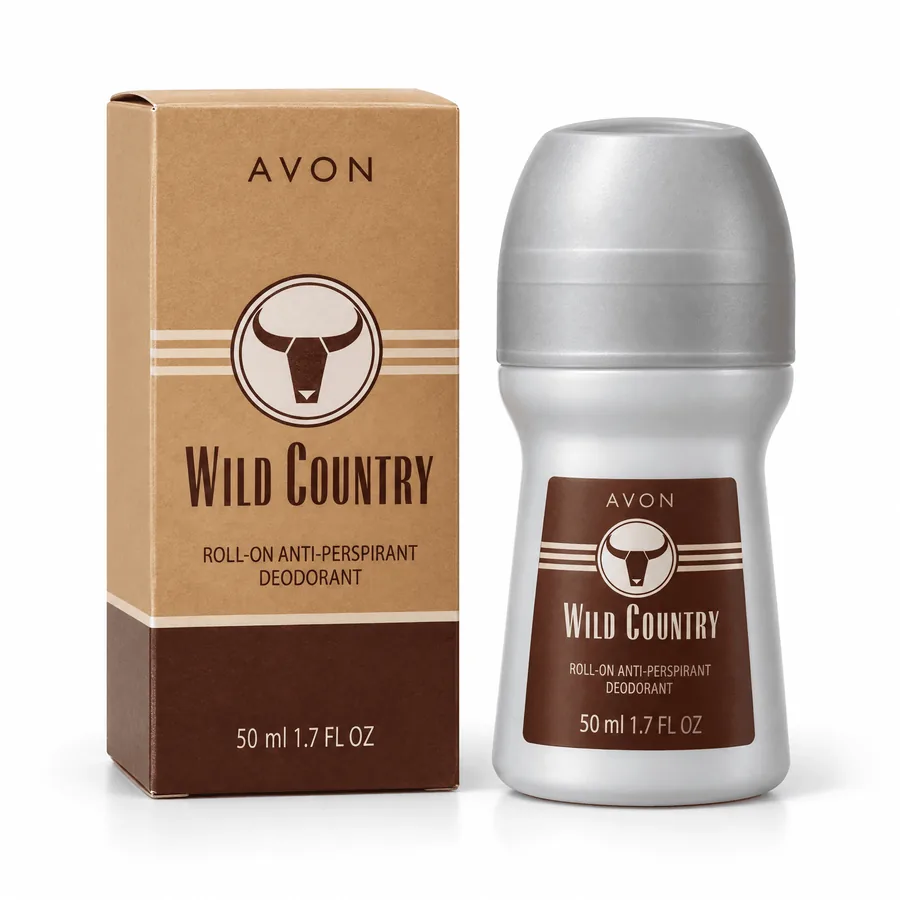 Desodorante Antitranspirante Roll-On Avon Wild Country 50ml